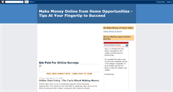 Desktop Screenshot of makemoneyfromhome-sg.blogspot.com