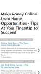 Mobile Screenshot of makemoneyfromhome-sg.blogspot.com