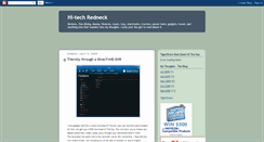 Desktop Screenshot of hi-tech-redneck.blogspot.com