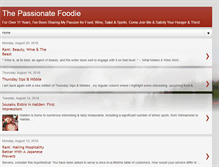 Tablet Screenshot of passionatefoodie.blogspot.com