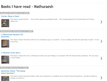 Tablet Screenshot of booksihaveread-mathuraesh.blogspot.com