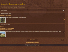 Tablet Screenshot of kronikiinowroclawskie.blogspot.com