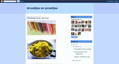 Desktop Screenshot of draadjesenpraatjes.blogspot.com