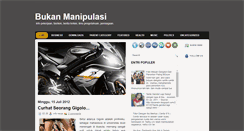 Desktop Screenshot of bukanmanipulasi.blogspot.com