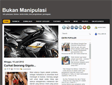 Tablet Screenshot of bukanmanipulasi.blogspot.com