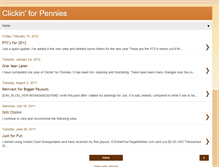 Tablet Screenshot of clickinforpennies.blogspot.com