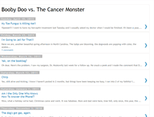 Tablet Screenshot of boobydoovsthecancermonster.blogspot.com