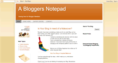 Desktop Screenshot of bloggersnotepad.blogspot.com