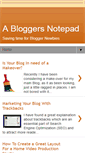 Mobile Screenshot of bloggersnotepad.blogspot.com