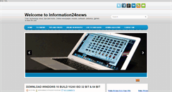 Desktop Screenshot of information24news.blogspot.com