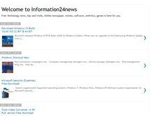 Tablet Screenshot of information24news.blogspot.com