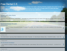 Tablet Screenshot of freedentalce.blogspot.com