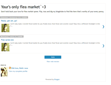 Tablet Screenshot of ilove-fleamarket.blogspot.com
