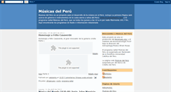 Desktop Screenshot of musicasdelperu.blogspot.com