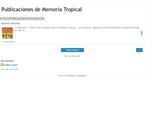 Tablet Screenshot of memoriatropicall.blogspot.com