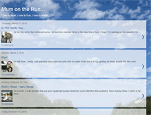 Tablet Screenshot of mummyontherun.blogspot.com
