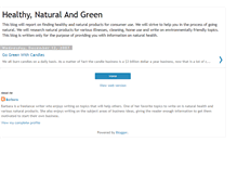 Tablet Screenshot of healthyandnatural.blogspot.com