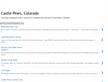 Tablet Screenshot of castlepines.blogspot.com