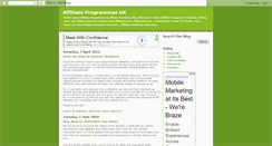 Desktop Screenshot of affiliateprogrammes.blogspot.com