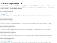 Tablet Screenshot of affiliateprogrammes.blogspot.com