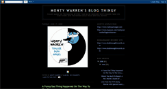 Desktop Screenshot of montywarren.blogspot.com