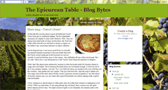 Desktop Screenshot of epicureantable.blogspot.com