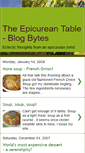 Mobile Screenshot of epicureantable.blogspot.com