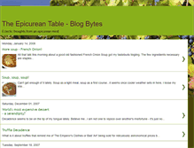 Tablet Screenshot of epicureantable.blogspot.com