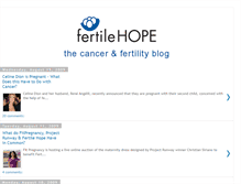 Tablet Screenshot of cancerfertility.blogspot.com