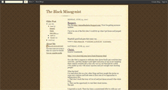 Desktop Screenshot of black-misogynist.blogspot.com