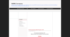 Desktop Screenshot of mjpruniversity.blogspot.com