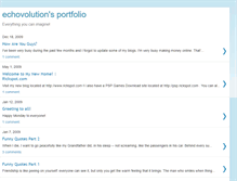 Tablet Screenshot of echovolutionz.blogspot.com