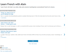 Tablet Screenshot of learnfrenchwithalain.blogspot.com
