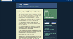 Desktop Screenshot of emilyforutah.blogspot.com