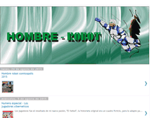 Tablet Screenshot of hombre-robot.blogspot.com