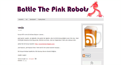 Desktop Screenshot of battlethepinkrobots.blogspot.com