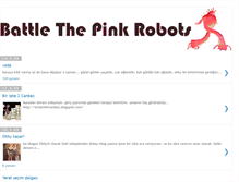 Tablet Screenshot of battlethepinkrobots.blogspot.com