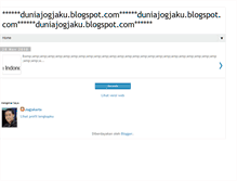 Tablet Screenshot of duniajogjaku.blogspot.com