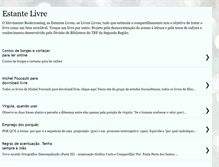 Tablet Screenshot of estantelivretrf2.blogspot.com