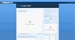 Desktop Screenshot of e-english2007.blogspot.com