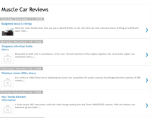 Tablet Screenshot of musclecarreviews.blogspot.com