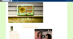 Desktop Screenshot of a-girllike-i.blogspot.com