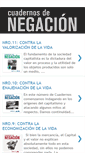 Mobile Screenshot of cuadernosdenegacion.blogspot.com