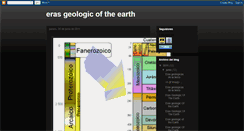 Desktop Screenshot of erasgeologicoftheearth.blogspot.com