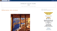 Desktop Screenshot of domainyourname.blogspot.com