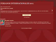 Tablet Screenshot of festivosenelmundo2011.blogspot.com
