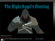 Tablet Screenshot of nightangelranting.blogspot.com