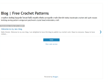 Tablet Screenshot of free-crochetpatterns.blogspot.com