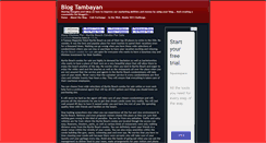 Desktop Screenshot of blogtambayan.blogspot.com