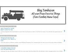 Tablet Screenshot of blogtambayan.blogspot.com